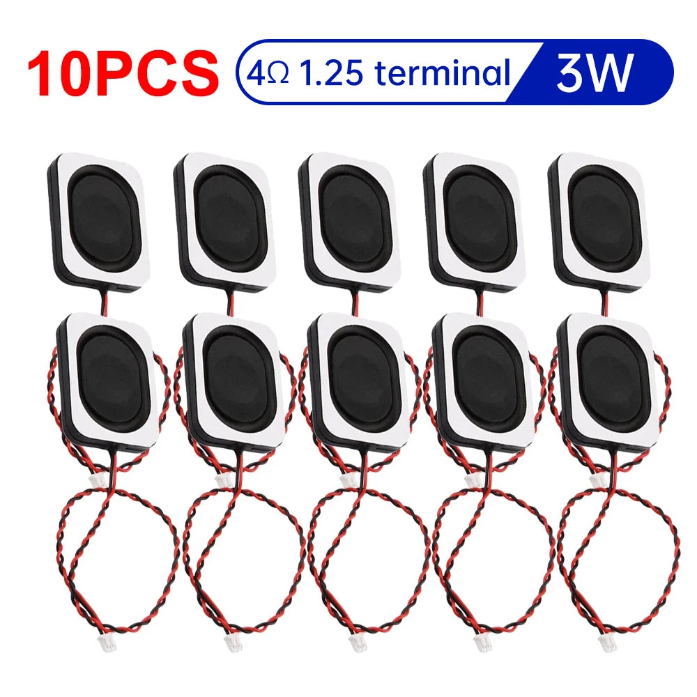 1-10PCS 4 ohm 3W / 8 ohm 2W Speaker Square Small Cavity Notebook Computer 3525/2535 Ultra-Thin Box Speaker