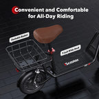 ISCOOTER i12 Adult Electric Scooter 500W Motor E- Scooter 36V7.5AH Battery Electric Scooter 12 Inch Road Tire Electric Scooter