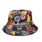 Classic Popular Funny Novelty 80S 90S Double-sided wear fisherman hat Outdoor Leisure Sunscreen Sun Hat Men Women bucket hats