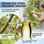 Stainless Steel Professional Gardening Shears Pruning branches Fruit trees Flowers Household Pruning Tools Shears