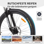 Vankel 27.5 Inch Mountain Bike for Adults,21-Speed Gear System, Dual Disc Brakes, All-Terrain Bicycle for Men & Women Bike Gifts