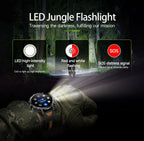 2026 New TANK Ultra 1400mAh Battery Military Smart Watch 10ATM Waterproof Heart Rate Tactical LED Flashlight Men Sports Bracelet