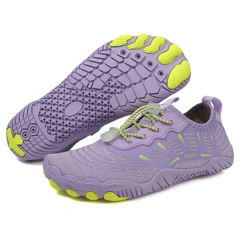Unisex Quick Dry Water Shoes, Anti-Slip Beach Swimming Aqua Socks, Lightweight Barefoot Wading Shoes for Outdoor Sports Secondary image