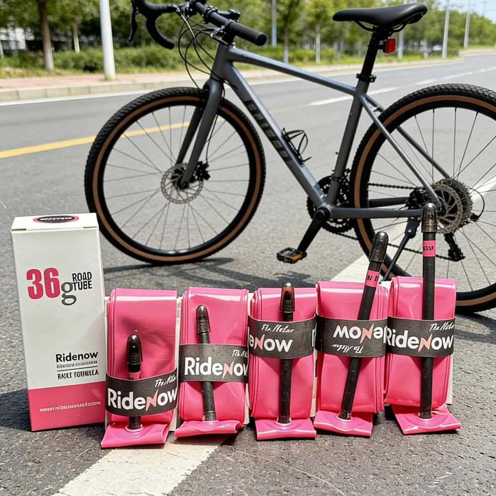 RideNow Bike TPU Inner Tube 700C 700x18 23 25 28 32 Ultralight 36g Road Bicycle Bike Camera Valve Length 35/45/65/85/100MM