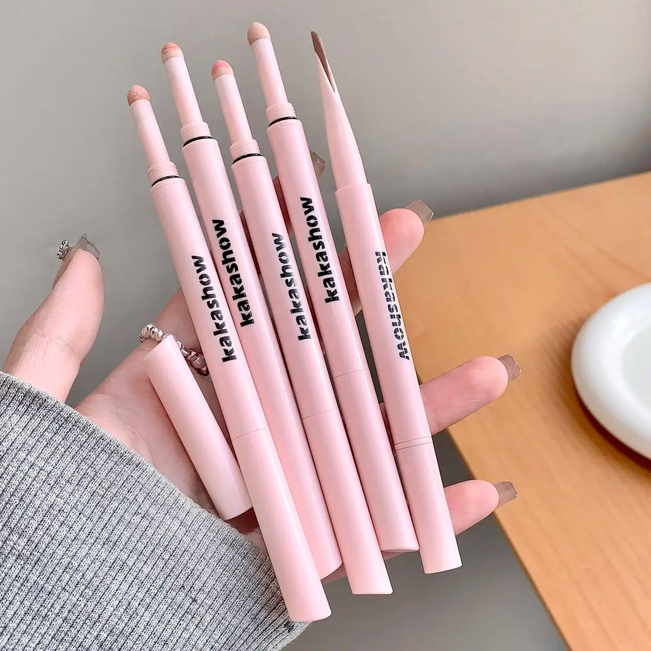 Double-end Lying Silkworm Eyeliner Pencil Diamond Glitter Matte Aegyosal Pen Brightening Cream Shadow Highligher Eye Makeup
