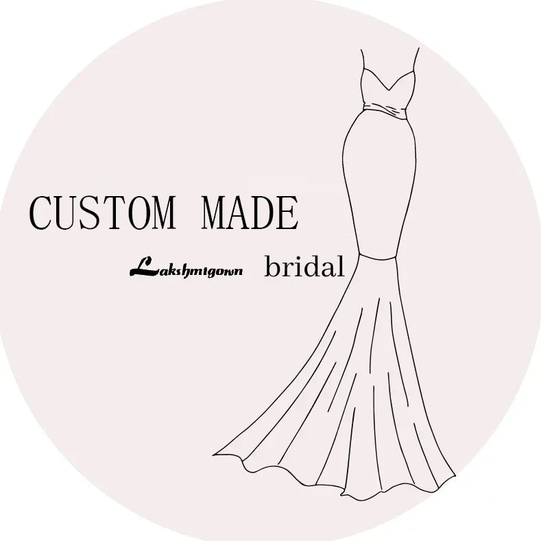 Lakshmigown A-Line Plunging V-neck Lace Appliques Long Sleeves Wedding Dress 2026 Floor-length Backless Bridal Gown Customized