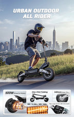 T10 Portable E-Scooter 900W Peak Power 48V 13.5/18 Ah Battery Electric Scooter for Adults 11inch Off-road Tire Scooters Electric