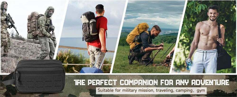 Tactical Toiletry Bag For Men Hygiene Bag Mens Shaving Kit Travel shower Makeup makeup pouch cosmetic organizer bags