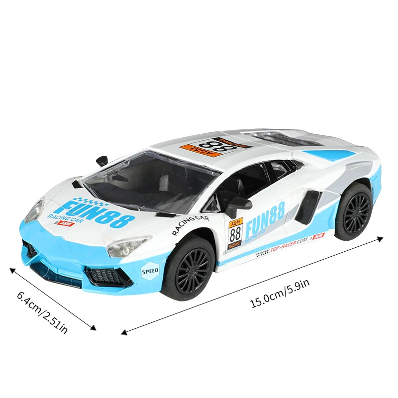 Analog Slot Car 1 32 Scale Racing Police Toy For Children Electric Race Track