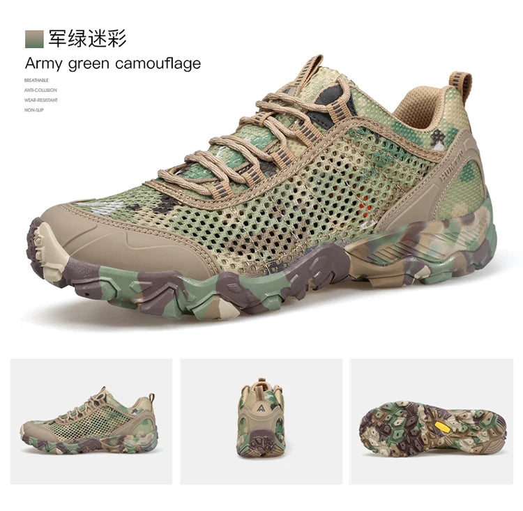 HUMTTO Men Hiking Shoes Breathable Outdoor Sports Climbing Shoes hunting shoes women Trekking Sneakers ankle boots tennis shoes