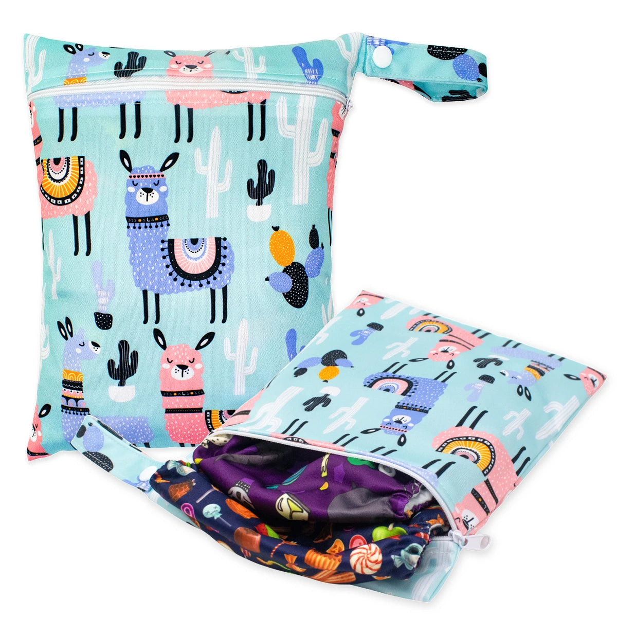 1PC Wet/Dry Baby Diaper Bags Waterproof Cloth Diaper Backpack Reusable Mummy Bag Yoga Sports Bag