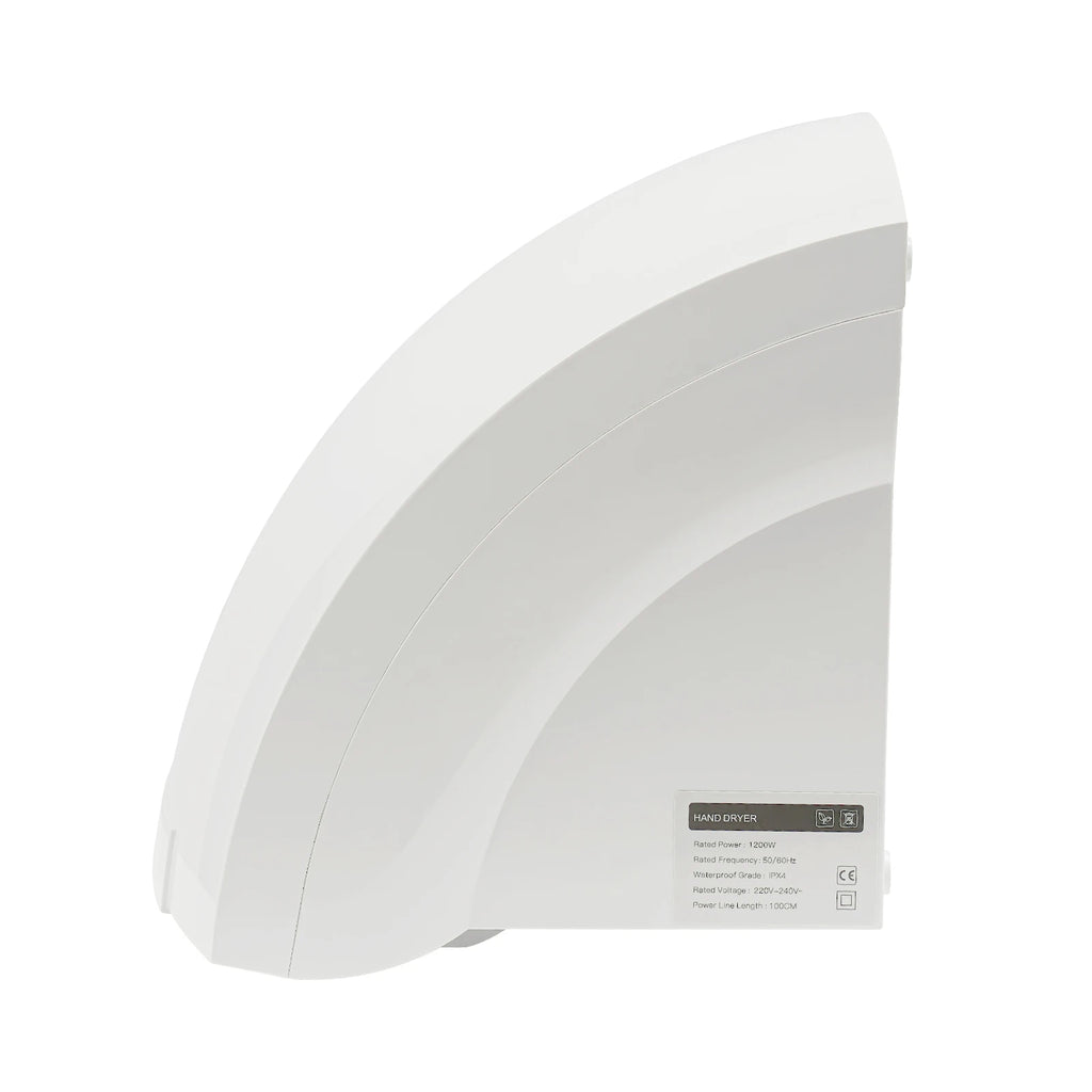 Electric Infrared Sensor Hand Dryer 1200W High Efficiency Automatic Commercial Compact Air Hand Dryer for Home Restrooms Office