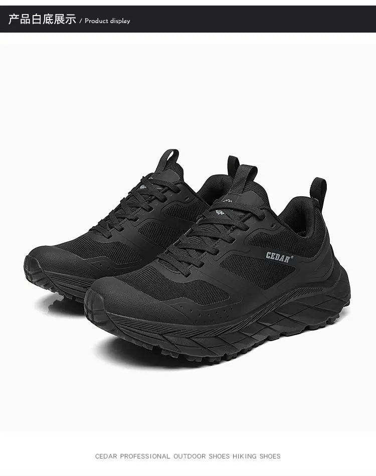 RAN Hiking Shoes Men waterproof Anti slip trekking Climbing Mountaineering Women Lightweight Outdoor sneakers ankle travel Shoes