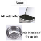 Commerical Coffee Tea Brewer Maker American Coffee Machine Hot Plate Full-Automatic With Coffee Pot Coffer Maker