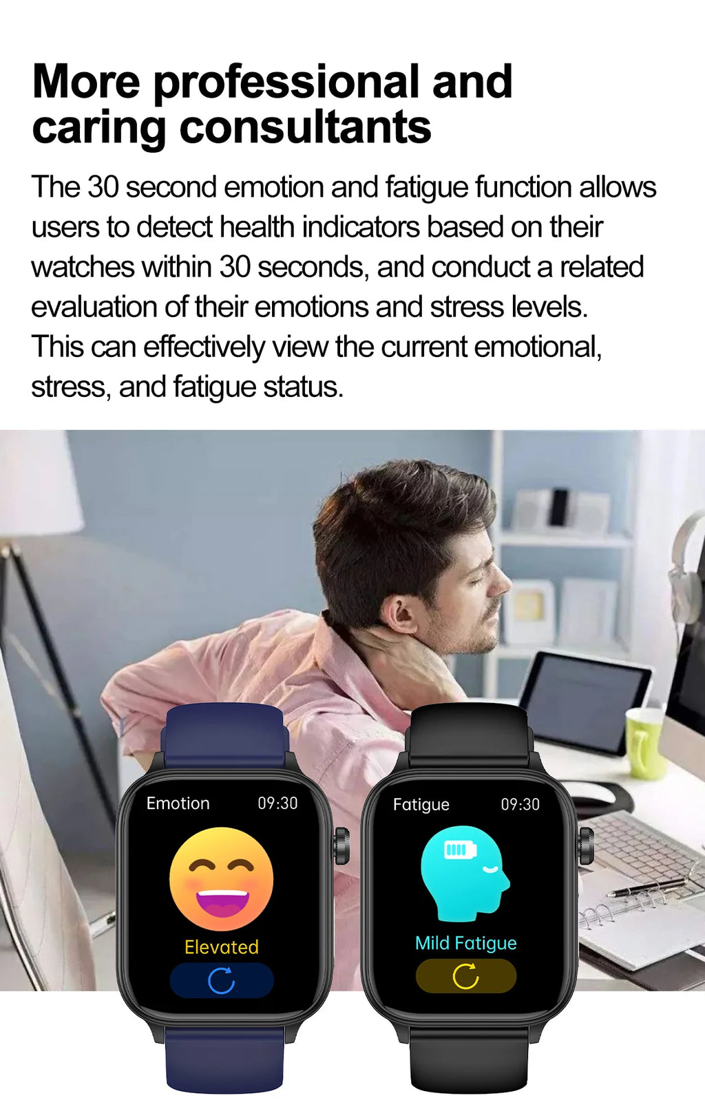 2025 New AI Diagnosis Blood Lipids Uric Acid Body composition Test Smart Watch For Men ECG+PPG Bluetooth Call Health Smartwatch