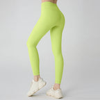 Naked feeling Yoga Leggings Women High Waisted Hip Lifting Fitness Leggings Running Cycling Pants Breathable Sports Leggings