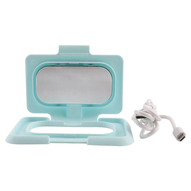 Portable Baby Wipes Heater Thermal Warm Wet Towel Dispenser Napkin Heating Box Cover For Home Car Mini Tissue Paper Warmer USB