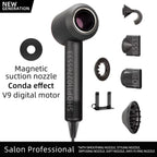Ionic Hair Dryer 5 In 1 With Diffuser Professional Hair Care Appliances Women Salon Barber Leafless Hairdryer Super Hair Dryer