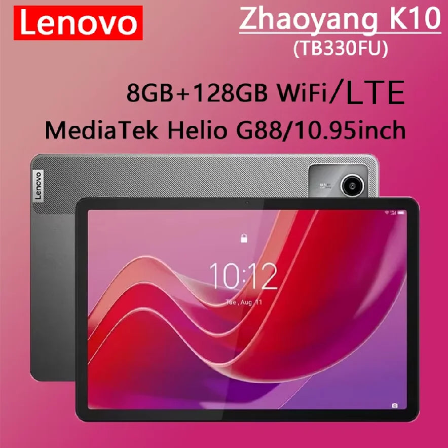 Global Rom Lenovo Tab K10 M11 Wifi LTE MTK Helio G88 Zhaoyang Multi Language 10.95-inch 90hz 400nits Face Recognition 7040mAh Main image