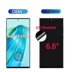 6.8“ Super AMOLED For Samsung Galaxy S23 Ultra S918 LCD Display Touch Screen Digitizer Assembly Support fingerprint and S-Pen