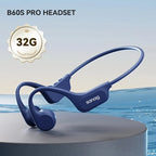 Sanag B60S Bone Conduction Earphone IPX8 Swimming Bluetooth Headphones Wireless Headset 32GB/64GB MP3 with Microphone Earbuds