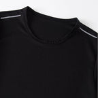 4/1 Pcs Men's Summer Multicolor Quick-drying Sports Short Sleeve Loose Breathable Fitness Running Badminton T Reflective Strip