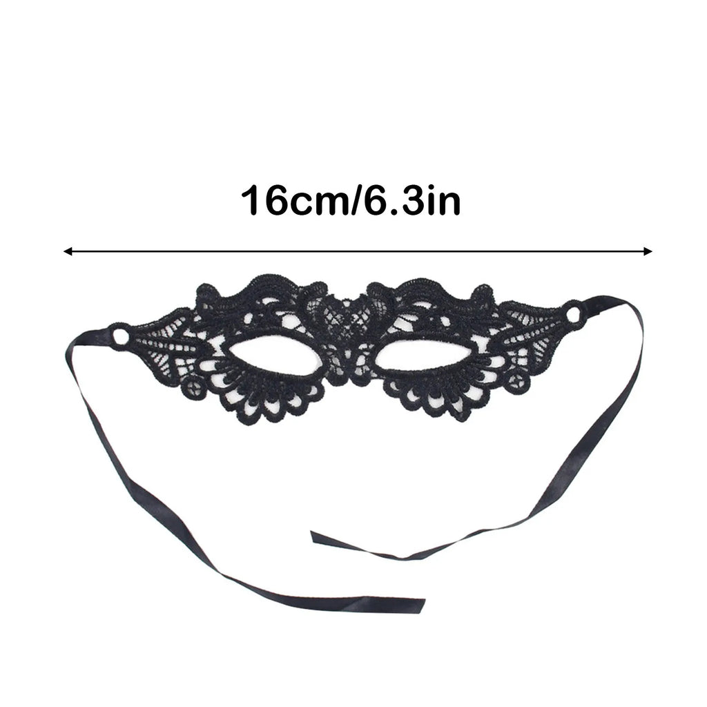 Black Queen Lace Mask Embroidery Appliques Party Carnival Mask Woman Accessories Wedding Mask Halloween Masquerade Mask