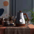 800W Electric Kettle Long Spout Coffee Kettle Tea Pot Hand Brewing Coffee Pot Tea Maker with Temperature Controller 1L