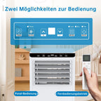 7000 BTU Portable Air Conditioner, 3-in-1 Cooling Dehumidifier & Fan, 2 Speeds, No External Unit, Quiet For Rooms Up To 30 m²
