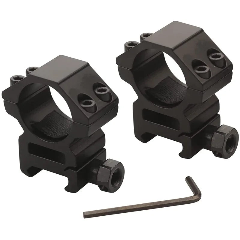 2PCS Hunting Rifle Scope Mount Ring for Dia 25.4mm 30mm 35m Tactical Scope Flashlight 11mm 20mm Picatinny Rail Mount Accessories