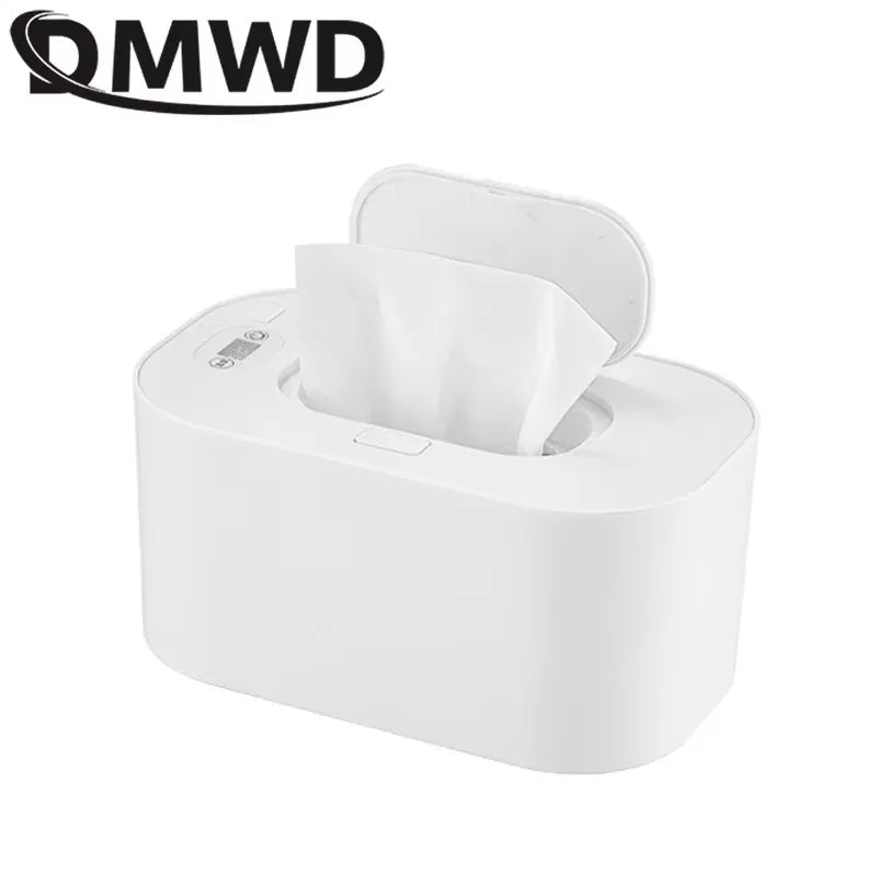 DMWD USB Wet Wipes Warmer Baby Wipe Heater Towel Dispenser Napkin Heating Box Home Car Use Wipe Warmer Case Disinfecting Wipes