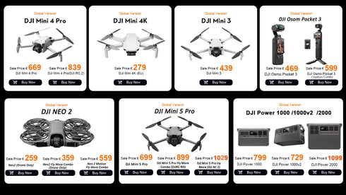 DJI Mini 5 Pro Ultra-Light & Folk Drone 4K/60fps HDR Video Camera Drone Under 250g Extended Battery Life