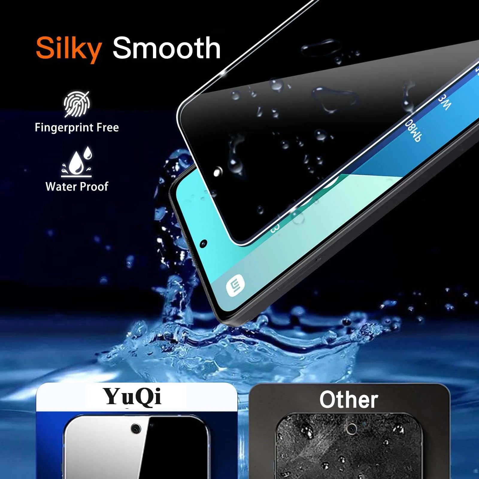 For Redmi Note 13 Pro Screen Protector 4G 5G Tempered Glass HD Crystal Clear Anti Spy Peep Privacy 9H High Aluminum