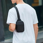 Mini Chest Bag for Men Women Casual Sling Shoulder Crossbody Pack Nylon Waterproof for Outdoor Running Cycling Travel Phone 2026