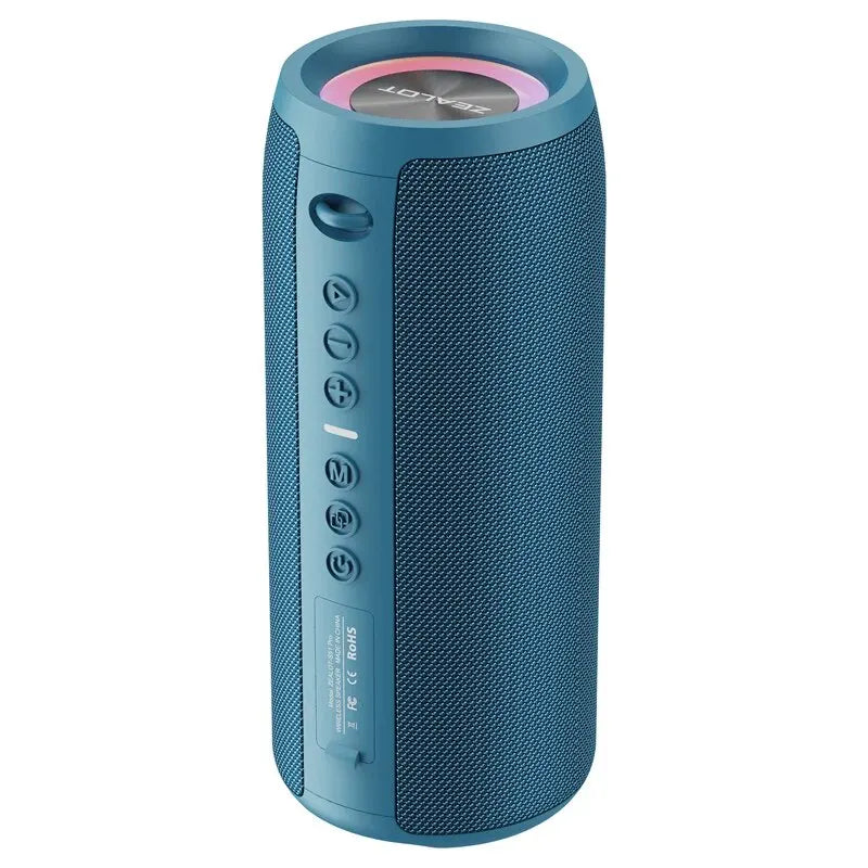 ZEALOT-S51PRO 40W High-power Bluetooth Speaker 3D Stereo Bass Bluetooth Speaker Portable IPX5 Waterproof Suitable TWS Boom Box
