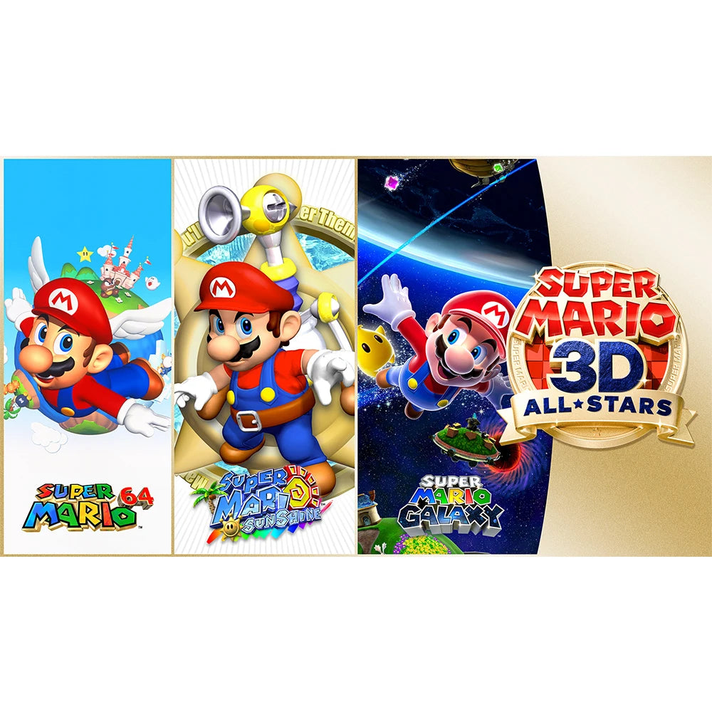 Super Mario 3D All Star Collection - Nintendo Switch Game Deals - Nintendo Switch OLED Lite Game cartridge