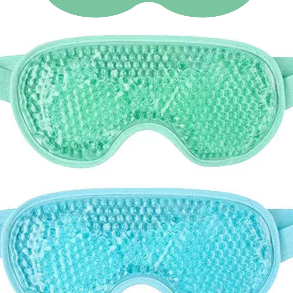 Reusable Hot Cold Gel Eye Mask, for Puffy Eyes, Headache, Sleep & Daily Eye Care, Flexible Comfort Compress