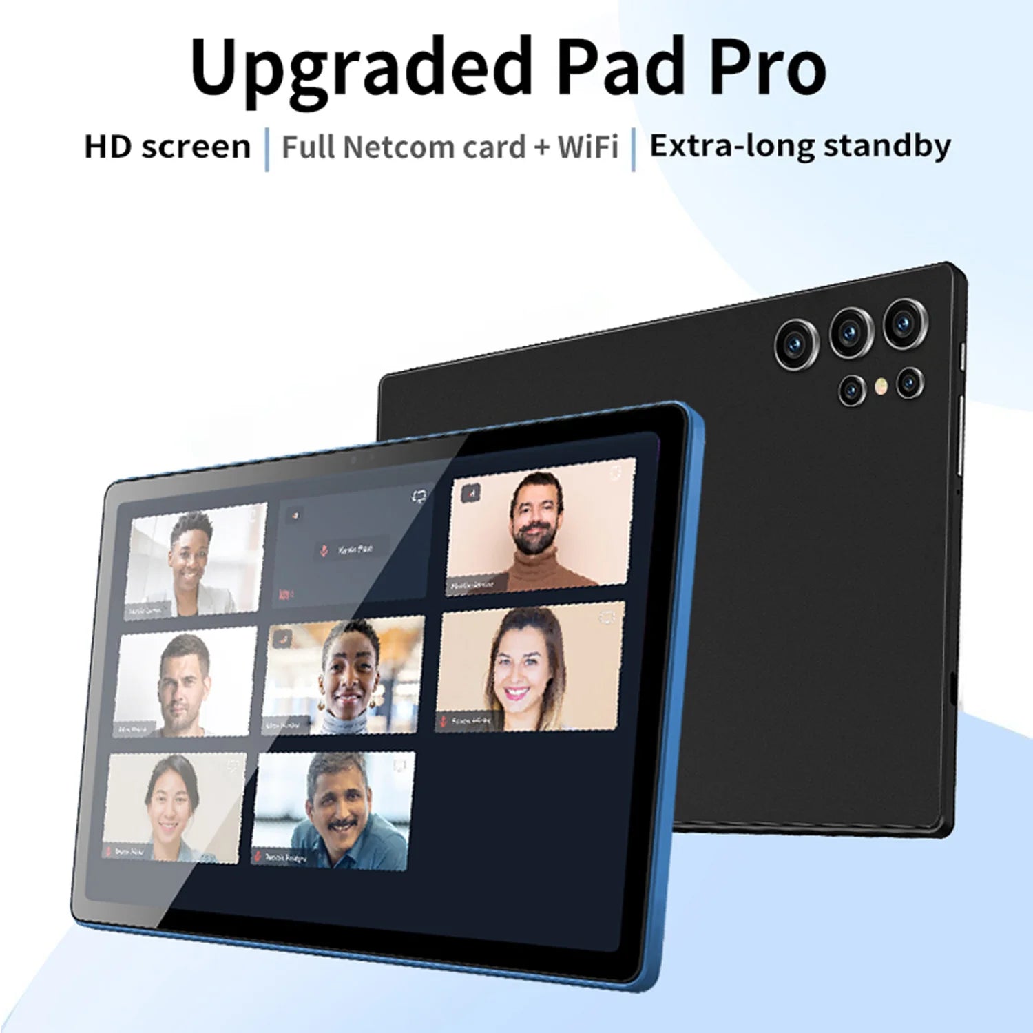 New Arrival 10.1 Inch Octa Core Android Tablets 6GB RAM 128GB ROM 4G Dual SIM Network AI Speed-up Tablet Bluetooth WiFi 6000mAh