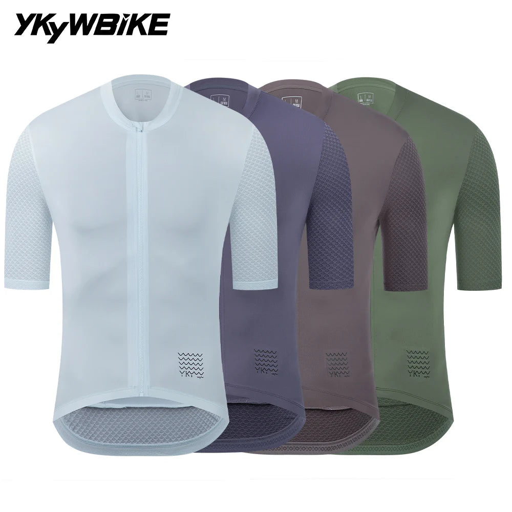 YKYWBIKE Men's Classic Cycling Jersey Summer Bicycle Pro Team Short Sleeve Shirt Cycling Maillot Road Bike Breathable Clothing Main image