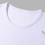 4/1 Pcs Men's Summer Multicolor Quick-drying Sports Short Sleeve Loose Breathable Fitness Running Badminton T Reflective Strip