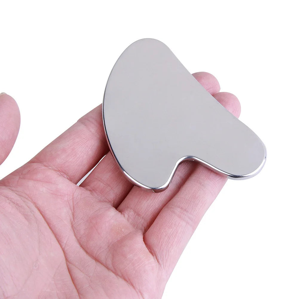 1Pcs Stainless Steel Gua Sha Scraper Massager For Face Neck Body Guasha Massage Tool Facial Skin Care Guasha Board Face Massager Secondary image