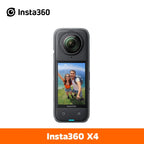 Insta360 X4 Air / X4 Action Camera - 165g light 8K 360-Degree Camera, Invisible Pole Effect Built-in want X4 Air