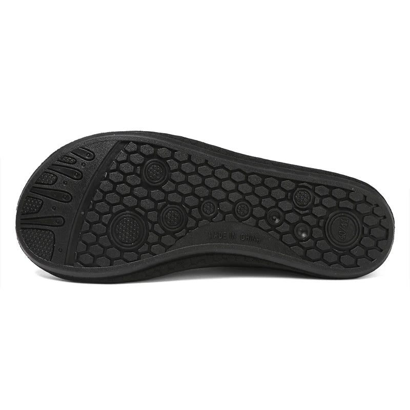 Black Water Shoes Unisex Quick Dry Non-Slip Aqua Shoes Breathable Beach Swimming Diving Wading Sneakers for Men Women Outdoor Sp