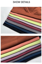 Women's Seamless Long Sleeve Fitness T-shirt Sports Elastic Yoga Gym Top Training Running Activewear Workout Shirt Pilates Tops