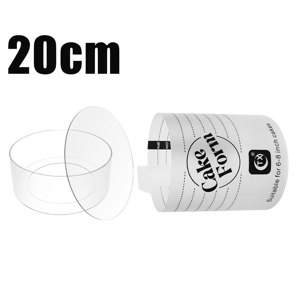 15/20/25cm Adjustable Round Cake Ring Mold Extendable With Scale Mousse Dessert Cake Cream Baking Kitchen Tools Cake Styling Kit