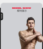 4pcs LORIEN CREST ice silk Men's underwear seamless ultra-thin double-layer crotch breathable men's briefs mid-waist sexy&light