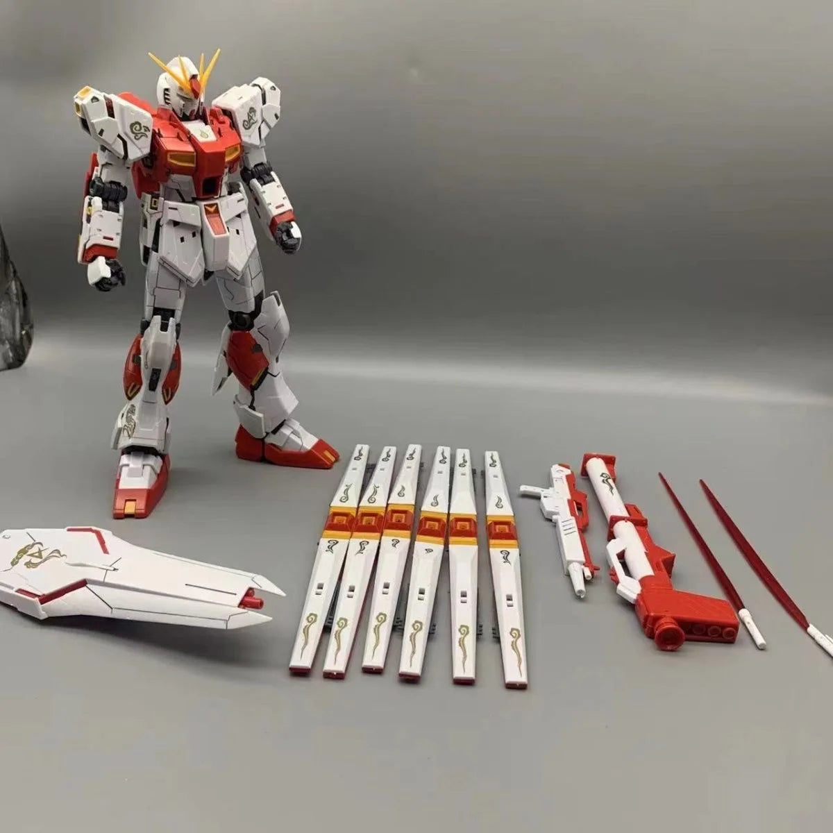 DABAN 6619 RX-93 V Ver.Ka NU MG 1/100 Assembly Model Kit Toys Action Figure Robot Plastic Model Mecha Gifts In Stock