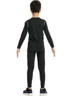 Winter Sports Suit for Children Quick Drying Thermal Underwear Boys Girls Compression Sportswear for Basketball Football