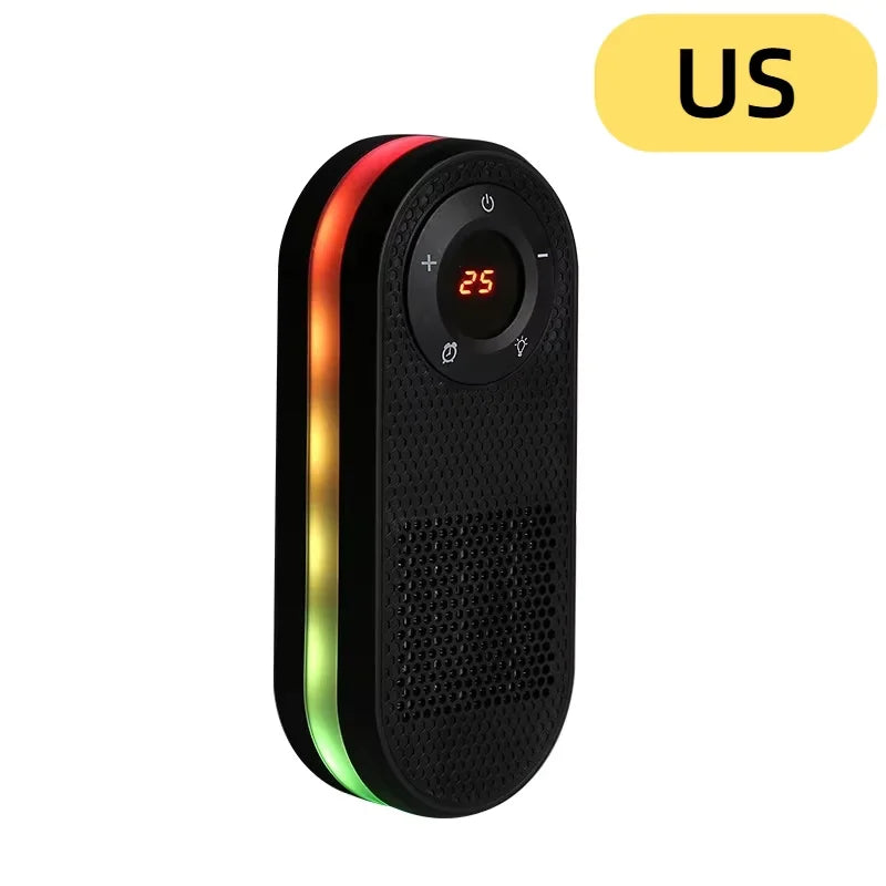 Small Wall Mounted Fast Heating Space Heater with Night Light & Overheat Protection for Home Office Bedroom Study 2026