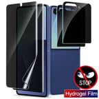 4in1 Privacy Screen Protector Inner & Outer Anti-Spy Hydrogel Films for Samsung Galaxy Z Flip 7 Flip7 Anti-peeping Protectors
